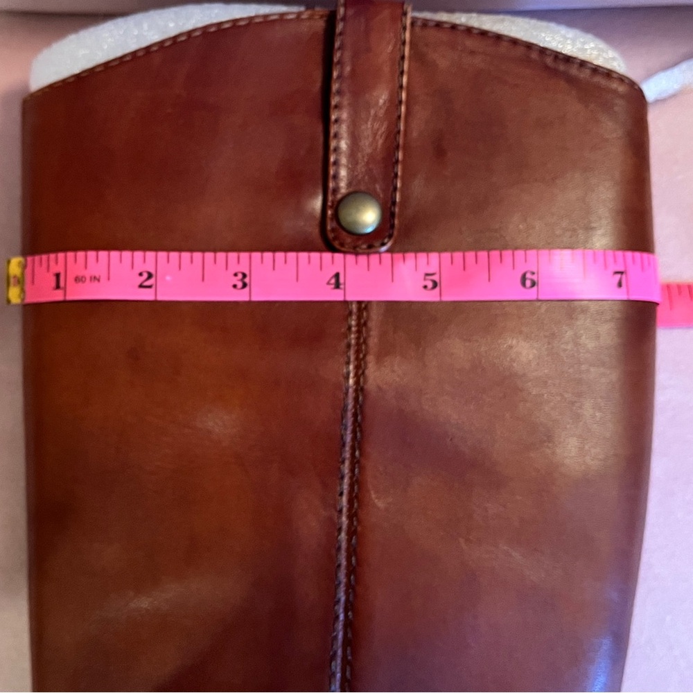 INC International Concepts Tan Leather Boots - Picture 11 of 12
